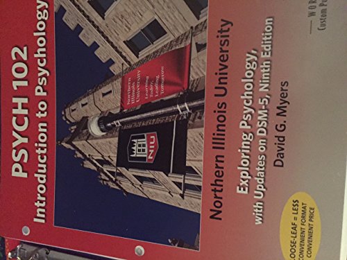 Exploring Psychology with Updates on DSM-5, by David G. Myers