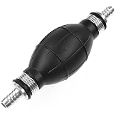 JRL Fuel Pump Fuel Line Hand Primer Bulb 10mm 3/8&lsquo;&rsquo; inch Rubber fit for Car/Boat/Marine/Motorcycle 9001080A