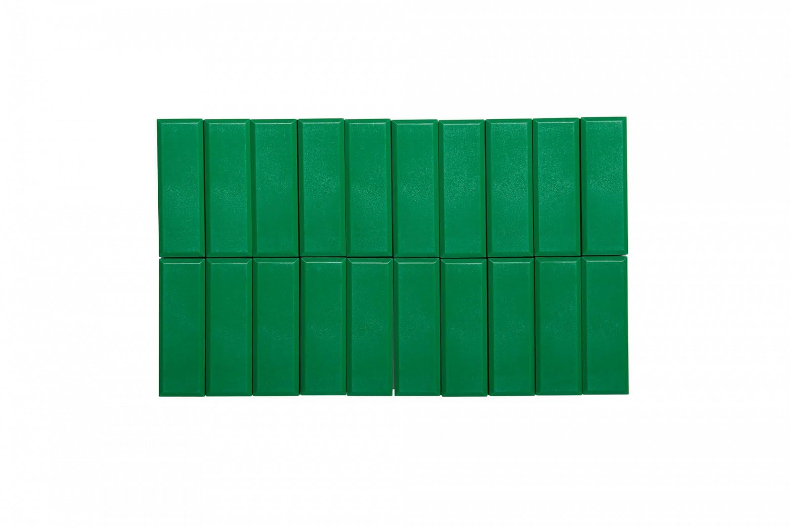 MAUL 1 kg Maulpro High Quality Rectangular Magnet for Whiteboards - Green (Pack of 20)