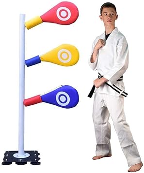 Amazon Zaihw テコンドーのキックパッドターゲットテコンドー空手キックボクシングトレーニングtkdは パッド練習キック ターゲットトレーニングキックフットパッド武道機器スポーツ用品パドルを蹴ります Zaihw サンドバッグ