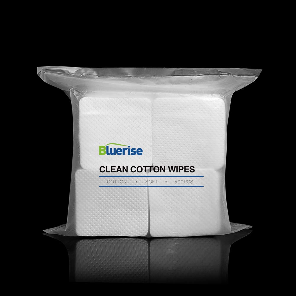 BLUERISE 500Pcs Nail Pliosh Remover Wipes Cotton Soft Lint Free Nail Wipes Individually Sealed Packet Nail Polish Remover Pads Absorbable : Beauty