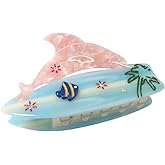 Fantasy Pink Dolphin Hair Clips,Novelty Acetate Sea Hair Clip,Small Claw Clips for Women