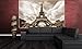 Photo Wallpaper – Eiffel Tower – Picture Decoration France Capital Paris City Landmark Architectural Monument Radio Tower Look-Out Image Decor Wall Mural (82.7x55.1in - 210x140cm)