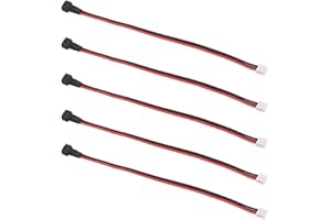 OliRC 5pcs JST-XH 2S 8" / 200mm 22awg Lipo Balance Wire Extension Silicone Cable Lead Cord for RC Battery Charger(C132-5)