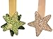 EleCharm 1 Pair Star Curtain Clips Tiebacks Magnetic Curtain Buckle holdbacks Curtain Tie Accessories (Star-Silver)