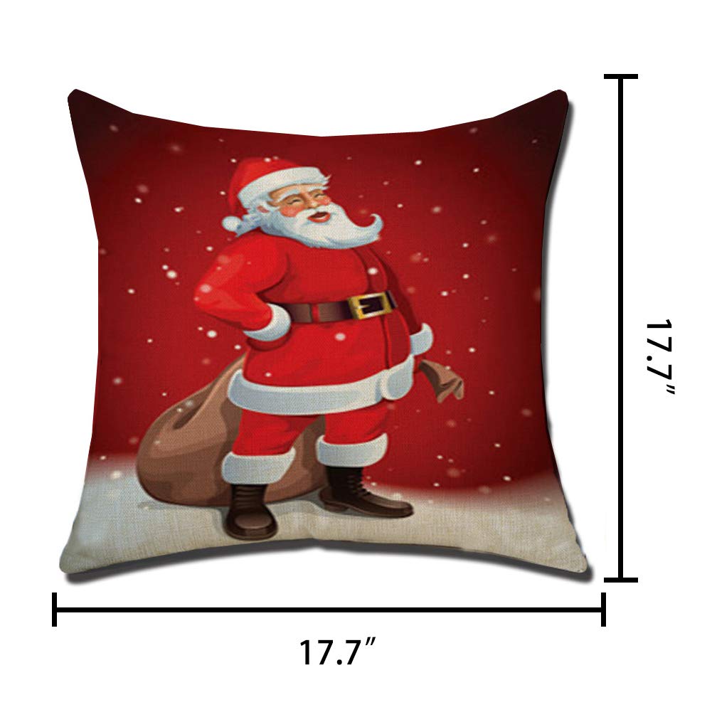 Christmas Pillow Covers, 4 PCS 18\