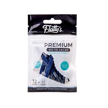 Flatty’s Elastische Schnürsenkel – Schnellschnürsystem ohne Binden – Die Gummi Schuhbänder zum Einhaken - Perfekter Sitz und 