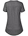 Business Clothes,Vivilli Summer Tall Womens Tops and Blouses T Shirts Blouse Dark Grey XX-Large