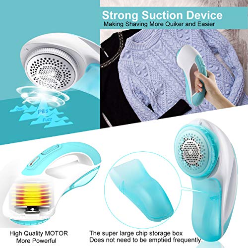 image for YMWVH 2019 Sweater Shaver Fabric Fuzz Remover, Rechargeable Pill L
