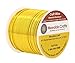 Mandala Crafts 18 Gauge Anodized Aluminum Craft Wire for Jewelry Making - 100 FT Colored Flexible Gold Wire - Bendable for Bonsai Armature Crafting Sculpting