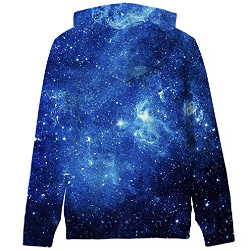 RAISEVERN Big Boys\' Youth Galaxy Teen Jackets Fleece Full Printed Hooded Hoodie 5-14Y