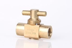 AMERICAN EXTRACTORS High Pressure Brass Shut-Off Valve for Carpet Cleaning Equiptment