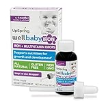 Upspring: Wellbaby Iron Complete Multivitamin Plus Iron: Poly Vitamin Drops with Easy to Use Dropper