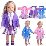WensLTD Clearance! Cute Sweater Outfit Reindeer Snowman Sweater & Cap For 18 inch American Girl Doll (Pink)