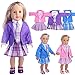 WensLTD Clearance! Cute Sweater Outfit Reindeer Snowman Sweater & Cap For 18 inch American Girl Doll (Pink)