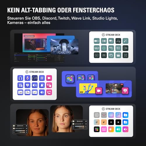 Stream Deck MK.2 Weiß Studio-Controller, 15 Tasten