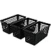 Begale Plastic Storage Trays Basket for Kitchen, Bathroom Organizer, Set of 6