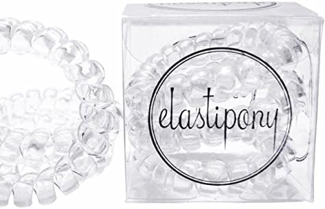 ElastiPony Extra Strong!! New Design Hair ring/hair tie design. Extra Strong-Clear