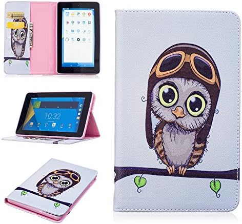 Kindle Fire 7 case, Jessica PU Leather Folio Flip Smart Stand Wallet Case with Built in Card Slots &amp; Money Slot for Amazon Kindle Fire 7 (Previous 5th Generation, 2015 Release Only)