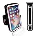 Premium iPhone X/10 Running Armband with Face Scanner Access. Sports Phone Arm Case Holder for Runners, Gym Workouts