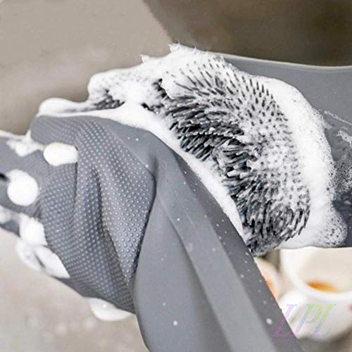 image for Magic Glove Magic Dishwashing Silicone Cleaning Gloves – 2 Pack Dish