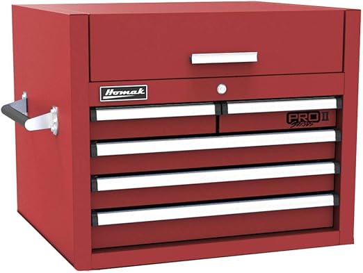Amazon Com Homak Pro Ii Series 27 5 Drawer Top Chest Red