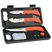 OUTDOOR EDGE WILDLITE Super Compact 6-Piece Hunting Knife Kit for Field Dressing Game, Lightweight Hard Case, Blaze-Orange High Visibility Non-Slip Handles, Full Tang Razor-Sharp Stainless Blades primary
