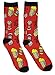 The Simpsons Duff Beer Men's Casual Crew Socks, 2-Pack, 6-12