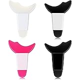 4 Pcs Mascara Eyelash Guard, Applicator Double Head Guard Tool Eyelash Eyeshadow Auxiliary Guard Tool Pads, Silicone Reusable