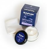 SAPHIR Renovator 50ml Jar with Polishing Cloth Leather Care view 3