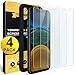 NEARPOW Screen Protector for iPhone 11 / iPhone XR, [4 Pack] Tempered Glass Screen Protector for Apple iPhone XR 6.1