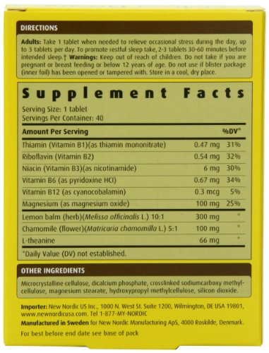 New Nordic More Sleep, Pack of 40