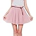 Vegeron Women's Chiffon A Line Short Skirt for Girls