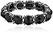 1928 Jewelry Black Faceted Stretch Bracelet