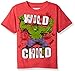Marvel Little Boys' the Incredible Hulk T-Shirt, Red Heather, 4