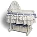 Burlington Baby Bassinet Combo with Wicker Baskets, White  ~ Burlington Basket 