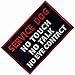 Service Dog No Touch No Talk No Eye Contact Vests/Harnesses Emblem Embroidered Fastener Hook & Loop Patch