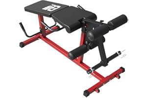 FAGUS H Leg Extension and Leg Curl Machine,Seated Leg Extension and Lying Curl Machine for Home Gym,Leg Press Bench Fit for Both 1'' and 2'' Weight Plates