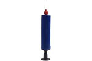 Football Soccer Inflatable Ball Hand Air Pump With Needle Blue Durability and practicality