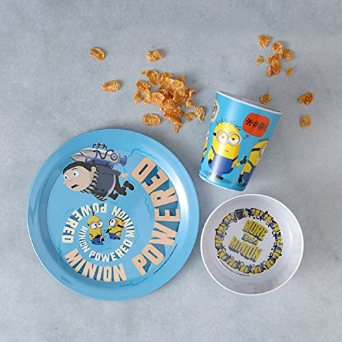 Zak Designs Dinnerware Set Includes Plate, Bowl, and Tumbler BPAFree