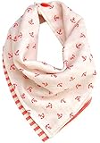 kishu baby Coral Nautical Reversible Bandana Bib, Peach, One Size