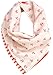 kishu baby Coral Nautical Reversible Bandana Bib, Peach, One Size