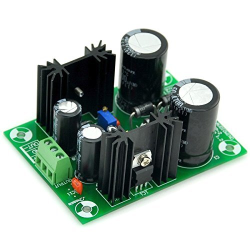 Electronics-Salon Power Supply Board Kit, PCB, Based on LM317 & LM337 IC.