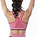 DSTANA 2 Pack Racerback Sports Bras for Women - Seamless High Impact Support Yoga Gym Removable Pads