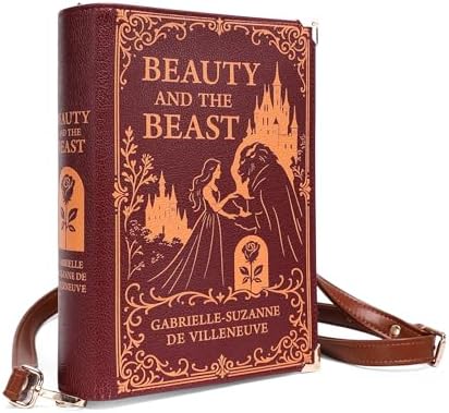 Amazon.com: Beauty and the Beast Book Clutch Cross Body Bag in