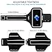 SOSONS iPhone 8 Plus/iPhone 7 Plus Armband, Water Resistant Sports Gym Armband Case for iPhone 8/7/6s /6 Plus.Fingerprint Touch Supported and Fits Smartphones with Slim Case,with Card Pockets-Black