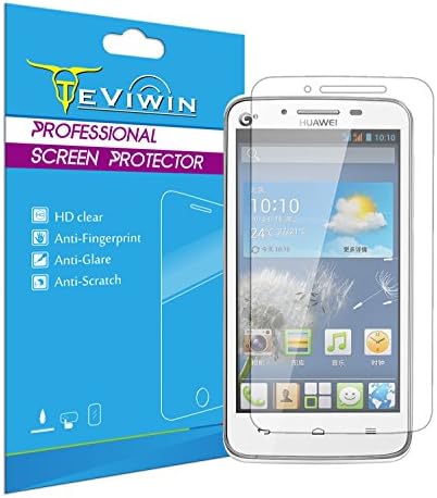 Huawei Y511 Anti-glare Anti-scratch Shatterproof Premium Front Screen Protector with Free Lifetime Replacement Warranty [1Pack] - Retail Packaging