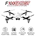 Brushless Drone with Camera for Adults - Force 1 Drone F100 Ghost Drone Compatible GoPro Camera Drones with HD 1080p Drone Camera and Extra Long Range Drone Battery