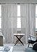 DII Sheer Lace Decorative Curtain Panels for Bedroom, Living Room, Guest Room, or Formaal Sitting Areas, Light & Airy to Filter Sunlight Into Room, (Set of 2, 50 x 63) White Flower Blossom