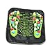 Reflexology Massage Mat Foot Stone Foot Leg Pain Walk Massager Mat Mat Pad Massager (Black)